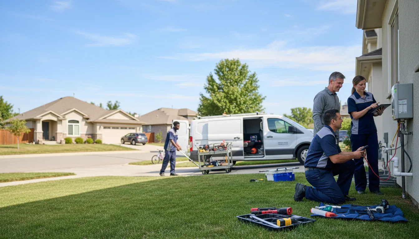 Tankless water heater service in Fischer, TX